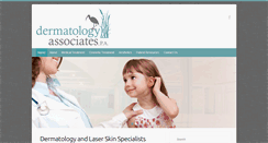 Desktop Screenshot of dermatologyassociateswilmington.com