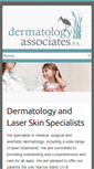Mobile Screenshot of dermatologyassociateswilmington.com